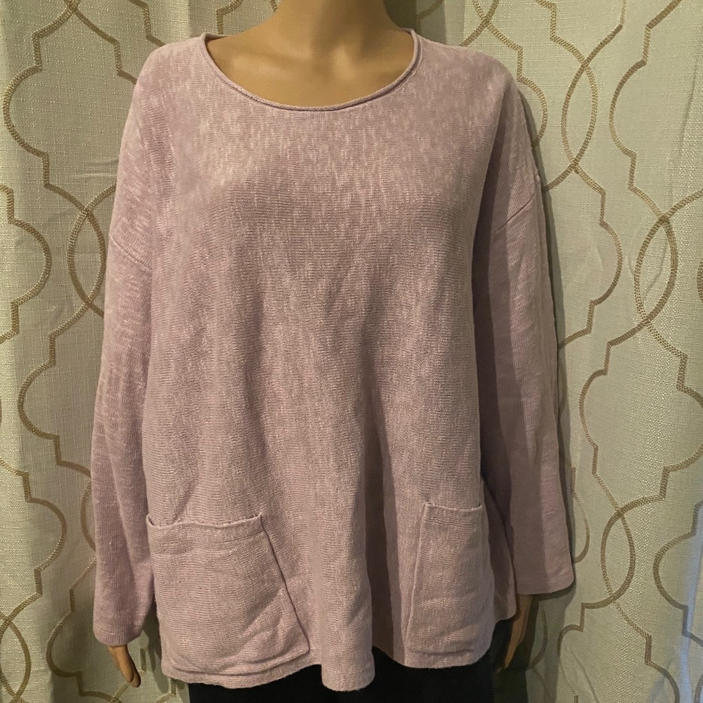 NWT🛍Eileen Fisher Organic Linen Cotton sweater